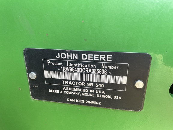 2024 John Deere 9R 540 Tractor 4WD