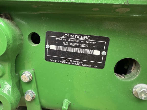 2023 John Deere 6R 165 Tractor