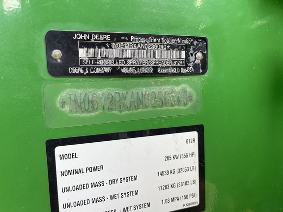 2023 John Deere 612R Sprayer/High Clearance