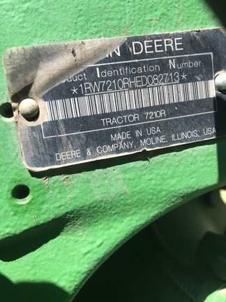 2014 John Deere 7210R Tractor