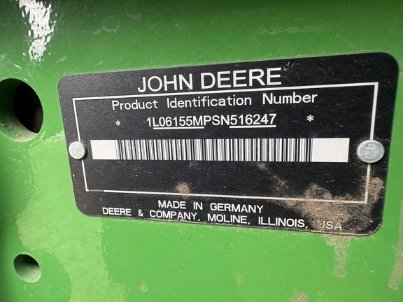2025 John Deere 6M 155 Tractor