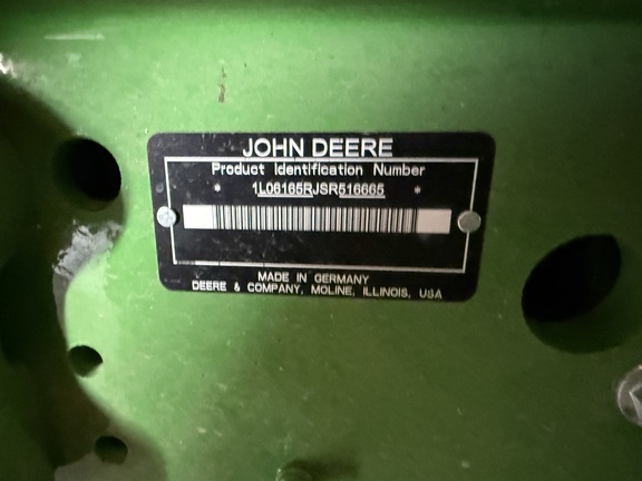 2025 John Deere 6R 165 Tractor