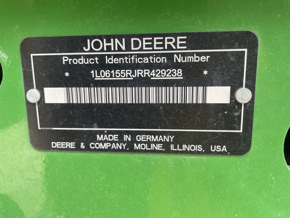 2024 John Deere 6R 155 Tractor