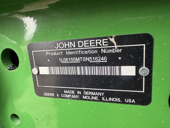 2025 John Deere 6M 155 Tractor