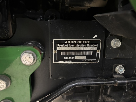 2015 John Deere 2032R Tractor Compact
