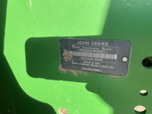 2021 John Deere 9520R Tractor 4WD