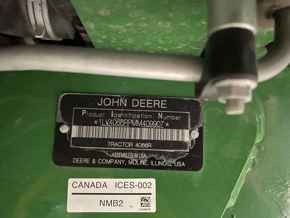 2021 John Deere 4066R Tractor Compact