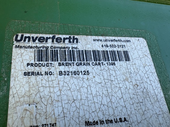 2013 Brent 1396 Grain Cart