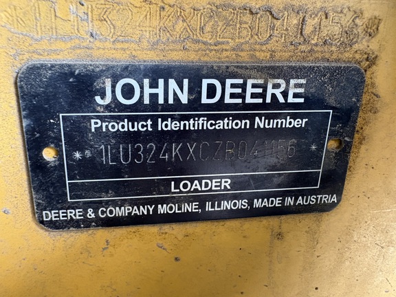 2016 John Deere 324K Compact Utility Loader