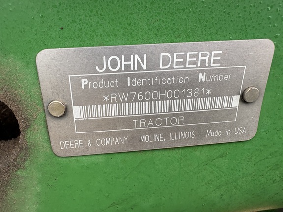1993 John Deere 7600 Tractor