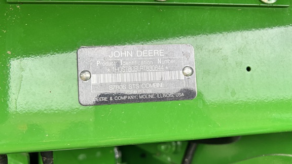 2024 John Deere S780 Combine