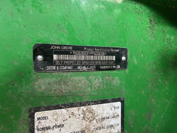 2025 John Deere 616R Sprayer/High Clearance
