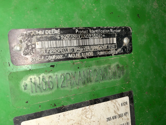 2023 John Deere 612R Sprayer/High Clearance