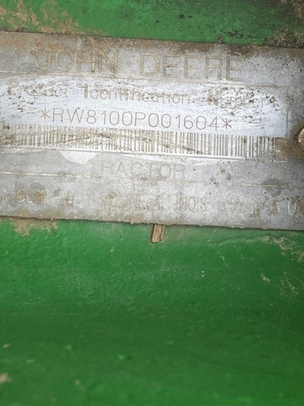 1995 John Deere 8100 Tractor