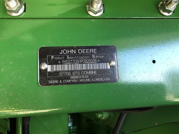 2023 John Deere S770 Combine