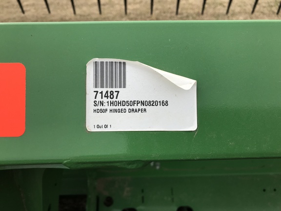 2022 John Deere HD50F Header Combine