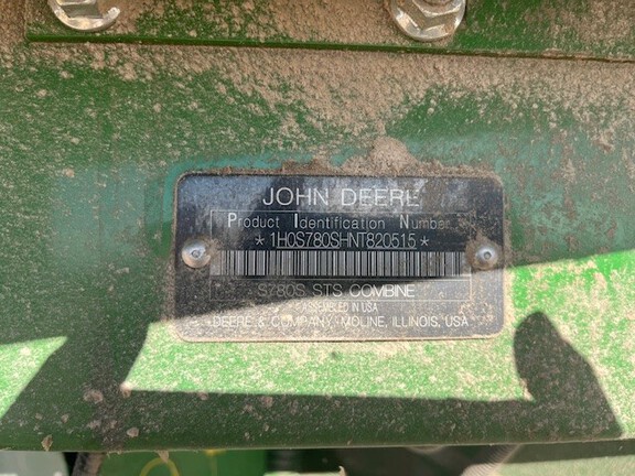 2022 John Deere S780 Combine
