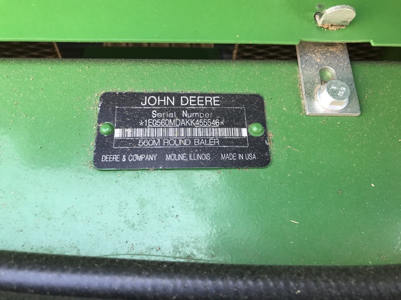 2019 John Deere 560M Baler/Round