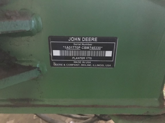 2012 John Deere 1770NT CCS Planter