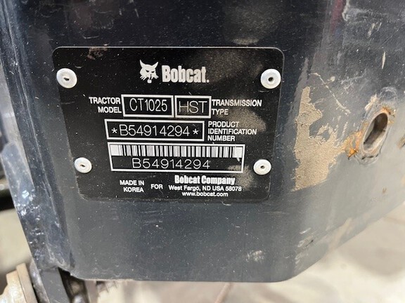 2024 Bobcat CT1025 Tractor Compact