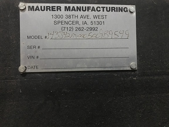 2014 Maurer M38 Header Transport
