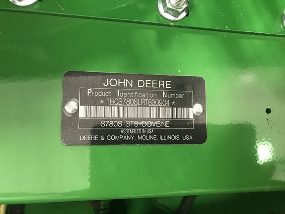 2024 John Deere S780 Combine