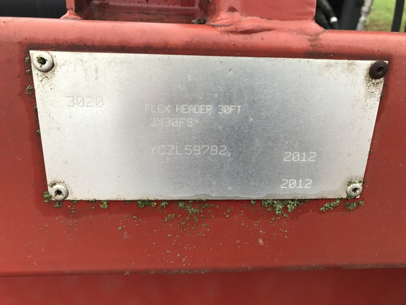 2012 Case IH 3020-30 Header Combine