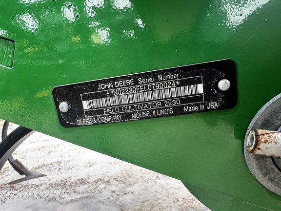 2021 John Deere 2230FH Field Cultivator