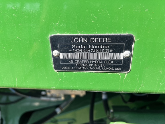 2022 John Deere RD45F Header Combine