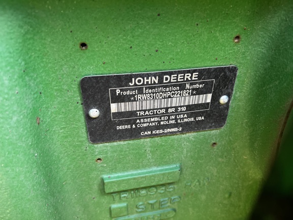 2023 John Deere 8R 310 Tractor