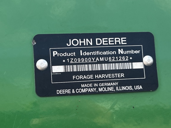 2021 John Deere 9900 Forage Harvester