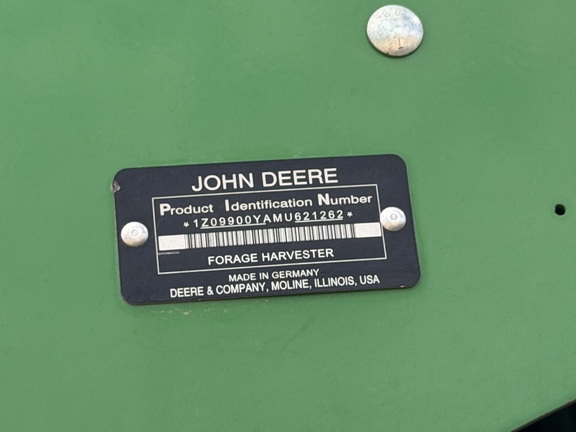 2021 John Deere 9900 Forage Harvester