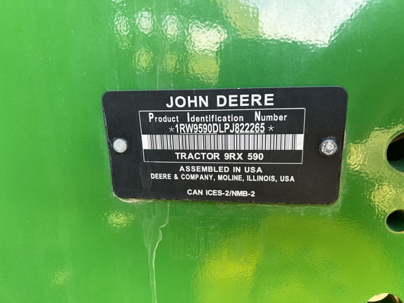 2023 John Deere 9RX 590 Tractor Rubber Track