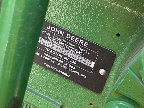 2023 John Deere 8R 230 Tractor