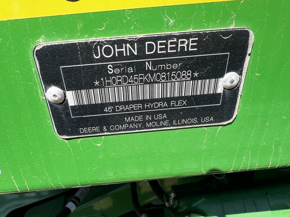 2021 John Deere RD45F Header Combine