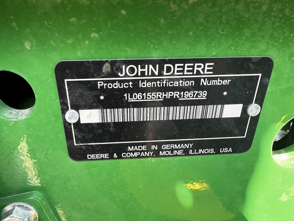 2023 John Deere 6R 155 Tractor