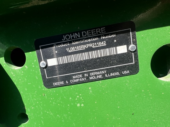 2024 John Deere 6R 165 Tractor