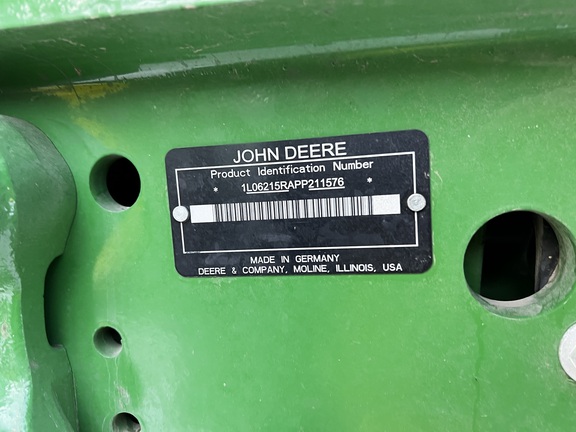 2024 John Deere 6R 215 Tractor