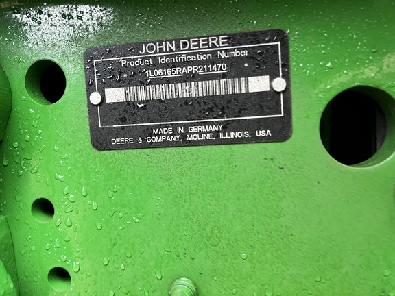 2023 John Deere 6R 165 Tractor