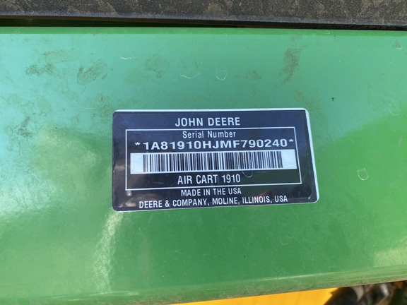 2021 John Deere 1890 Air Seeder