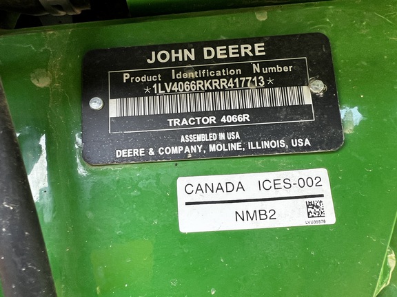 2024 John Deere 4066R Tractor Compact