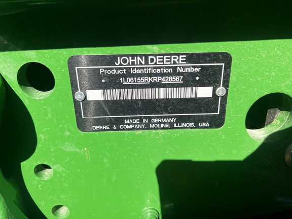2024 John Deere 6R 155 Tractor