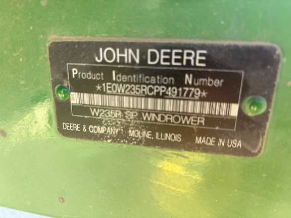 2023 John Deere W235R Windrower