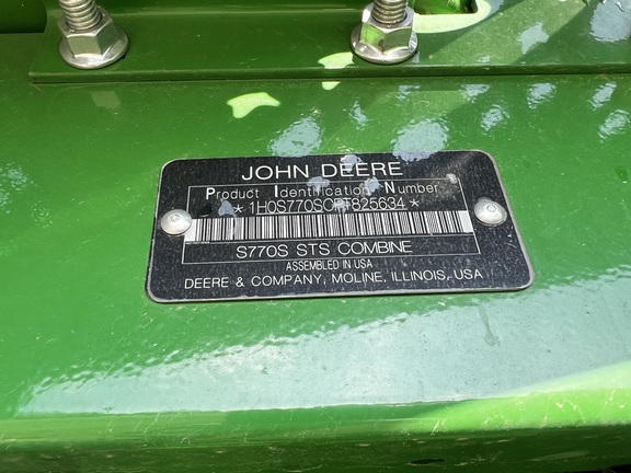 2023 John Deere S770 Combine