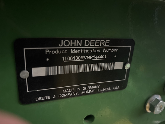 2022 John Deere 6130R Tractor