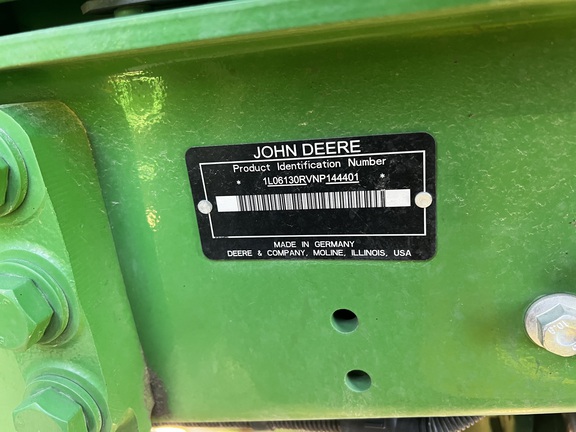 2022 John Deere 6130R Tractor