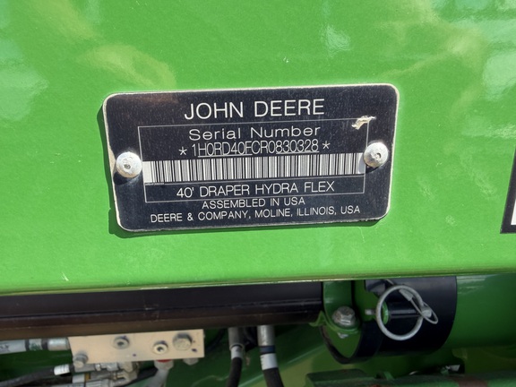 2024 John Deere RD40F Header Combine