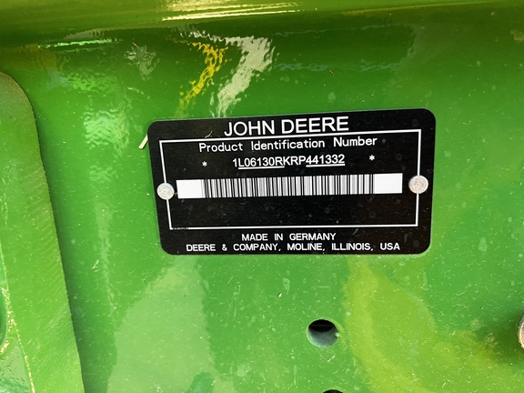 2024 John Deere 6R 130 Tractor