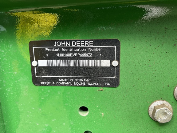 2024 John Deere 6R 140 Tractor