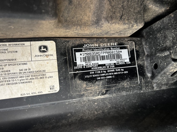 2023 John Deere XUV 835R ATV